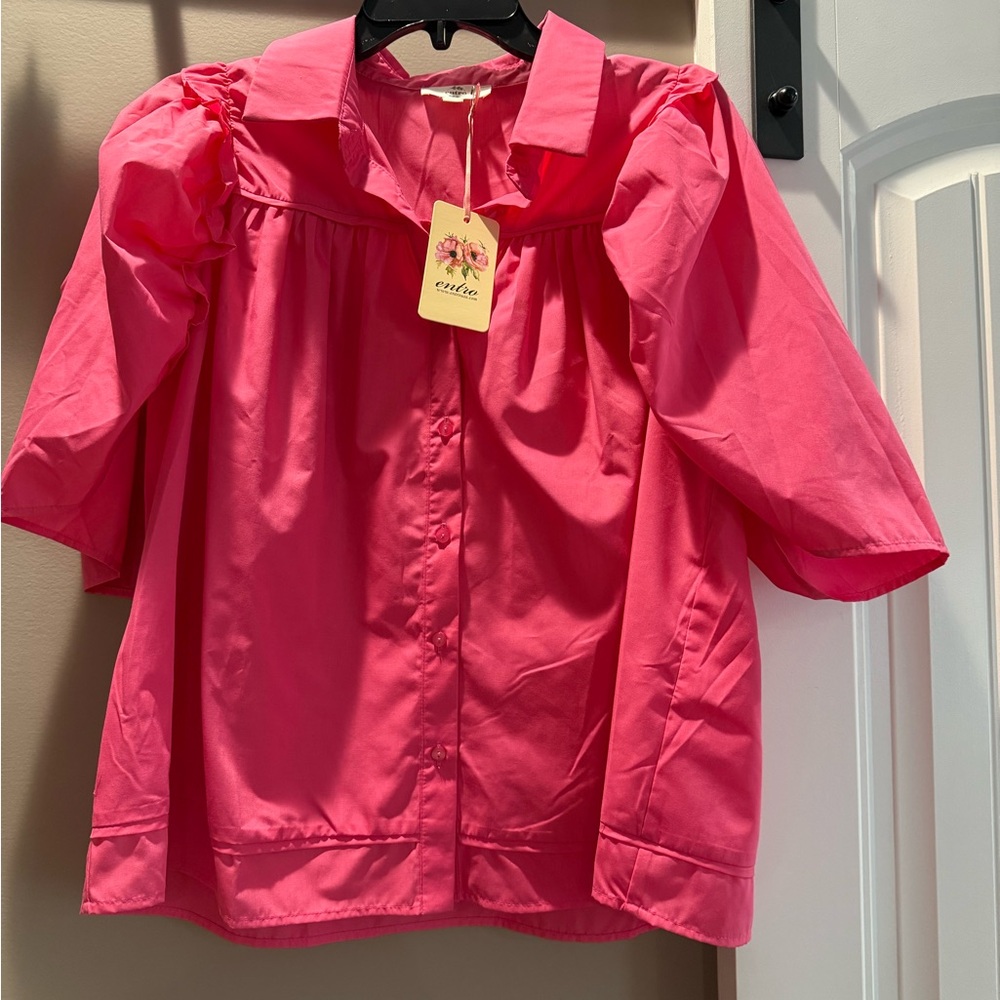 Pink blouse